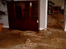 wood floor damage